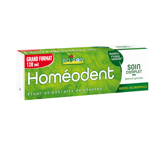 Homéodent soin complet dents et gencives goût chlorophylle Boiron - tube de 120 ml