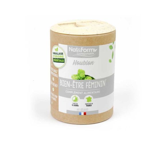 Houblon Ecoresponsable Nat&Form - boite de 60 gélules - image 1