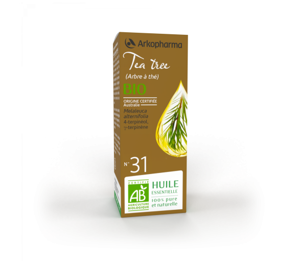 Huile essentielle Tea Tree (arbre à thé) Bio n°31 Arkopharma - flacon de 10 ml