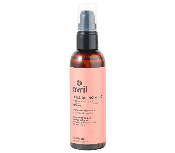 Huile de ricin bio Avril - flacon-pompe de 100ml