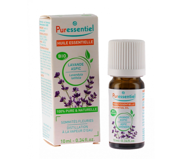 Huile essentielle bio lavande aspic Puressentiel - flacon de 10 ml - image 1