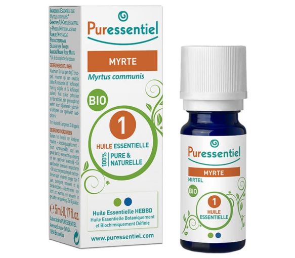 Huile essentielle bio Myrte Puressentiel - flacon de 5 ml