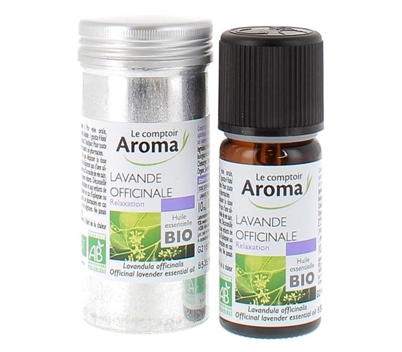 Huile essentielle de Lavande Officinale bio Le Comptoir Aroma - flacon de 10 ml