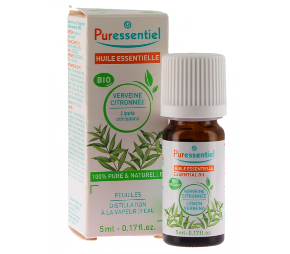 Huile essentielle verveine citronnée Puressentiel - flacon de 5ml