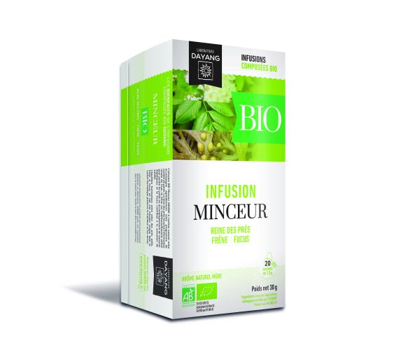 Infusion BIO minceur arôme mûre Dayang - boîte de 20 sachets