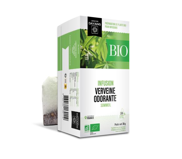 Infusion Verveine odorante sommeil bio Dayang - boîte de 20 sachets