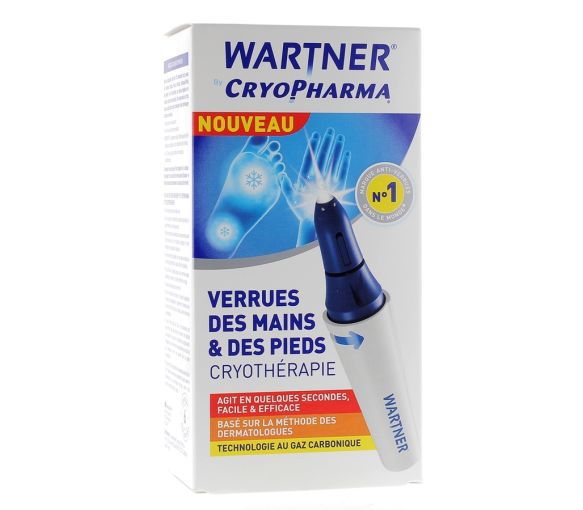 Kit verrues mains pieds Wartner by cryopharma - 1 stylo applicateur de 14 ml