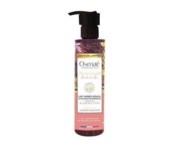 Lait après-soleil activateur de bronzage Osmaé - flacon-pompe de 200ml