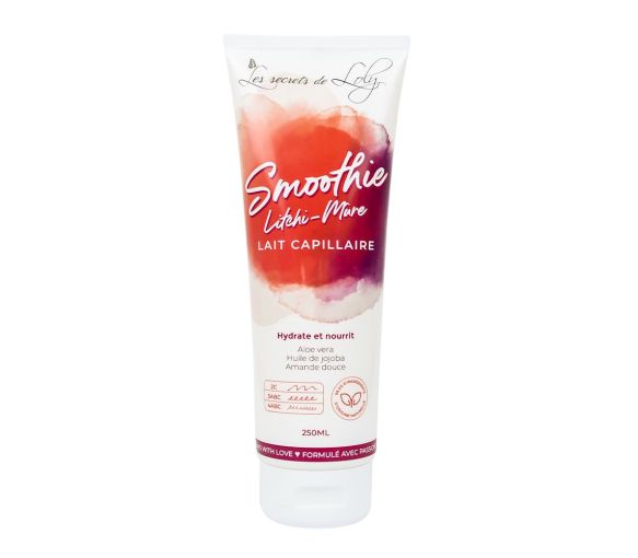 Lait capillaire Smoothie Litchi-mûre Les Secrets de Loly - tube de 250ml - image 1