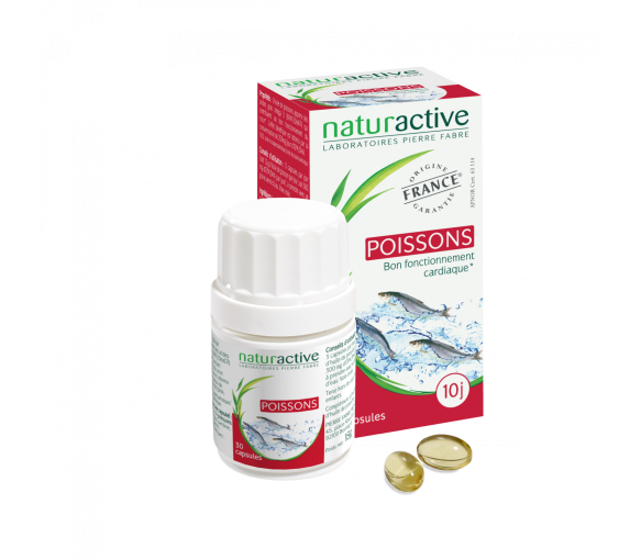 Elusanes Huile de poisson Naturactive - boîte de 30 gélules