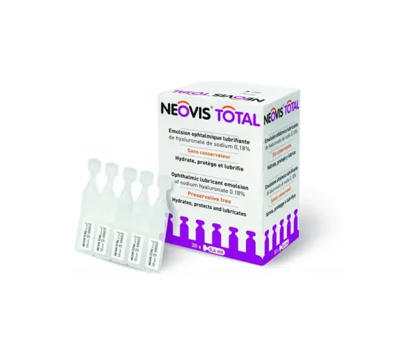 Neovis Total Emulsion ophtalmique lubrifiante - boîte de 30 unidoses de 0.4ml
