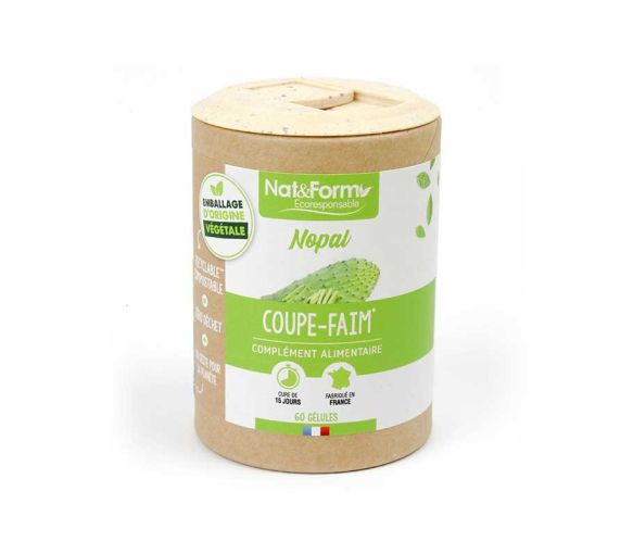 Nopal Ecoresponsable Nat&Form - Boite de 60 gélules - image 1