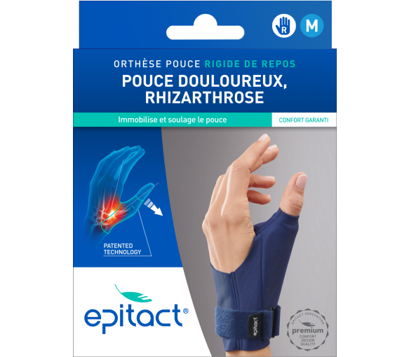 Orthèse pouce droit M rigide de repos Epitact - 1 unité - image 2