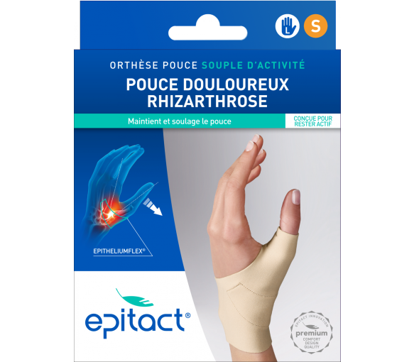 Orthèse souple Pouce Gauche taille S Epitact - 1 unité