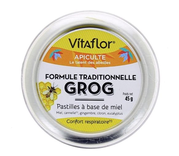 Pastilles Grog Vitaflor - boîte de 45gr