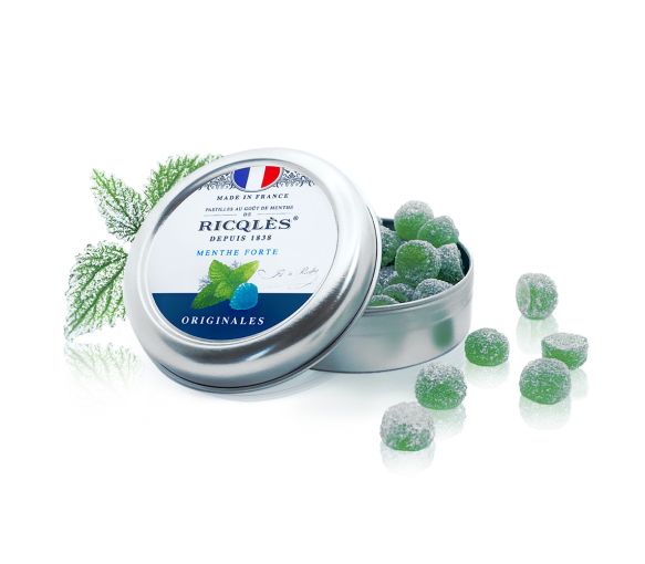 Pastilles à la menthe forte Originales Ricqlès - boîte de 50 g