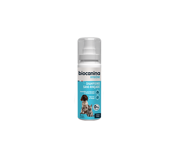 Shampoing sans rinçage chien et chat Biocanina - spray de 100ml