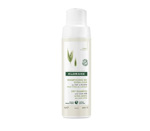 Shampoing sec en poudre extra-doux au lait d’Avoine sans gaz Klorane - flacon de 50 g - image 1
