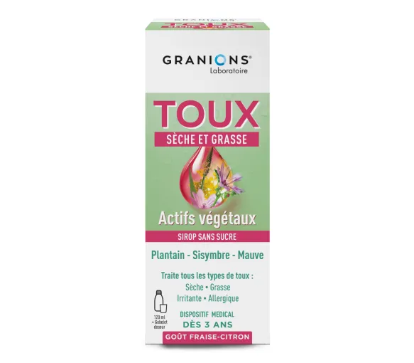 Sirop toux sèche et grasse Granions - flacon de 120ml - image 1