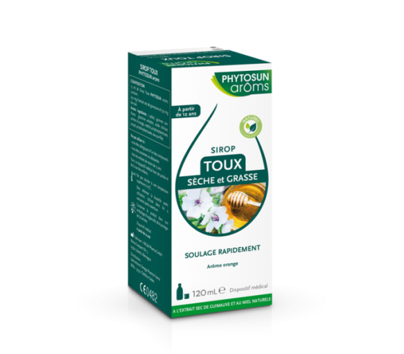 Sirop toux sèche et grasse Phytosun Arôms – 120 ml
