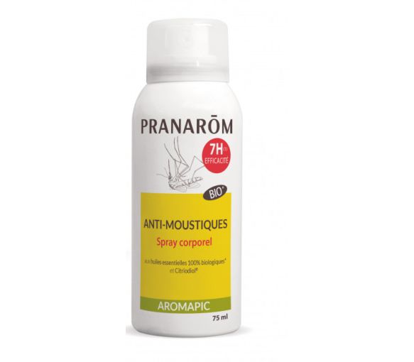 Aromapic Spray corps anti-moustique Pranarôm - spray de 75 ml