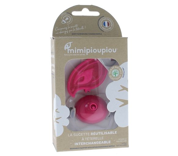 Sucette réutilisable Clear Mimipioupiou - une sucette