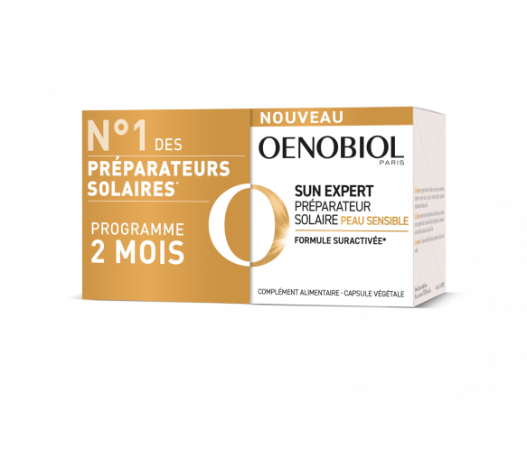 Sun Expert Préparateur solaire peau sensible Oenobiol - image 1