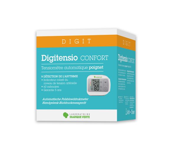 Digitensio Confort Tensiomètre poignet Marque Verte - un tensiomètre - image 1