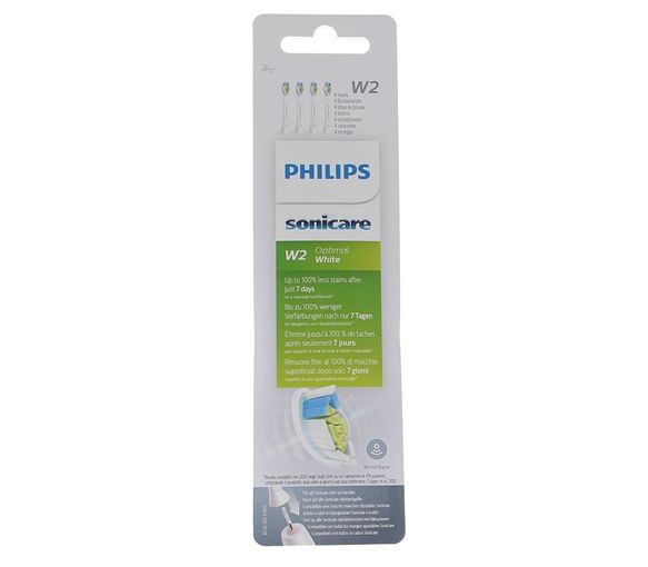 Têtes de brosse W2 Optimal White HX6064 Sonicare Philips - boîte de 4 têtes de brosse