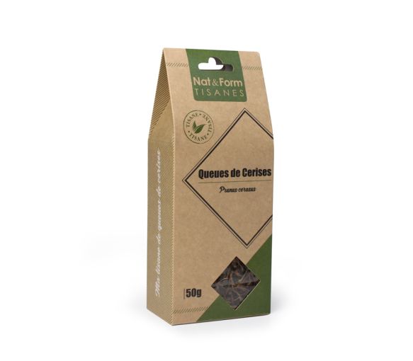 Tisane Queues de cerise drainage Nat & Form - sachet de 50g