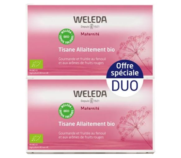 Tisane d'allaitement arôme fruits rouges Weleda - lot de 2 boîtes de 20 sachets - image 1