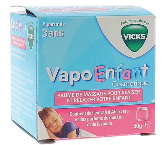 VapoEnfant baume de massage Vicks - pot de 50g