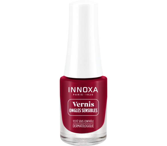 Vernis à ongles hypoallergénique Rouge rouge 410 Innoxa - flacon de 5 ml