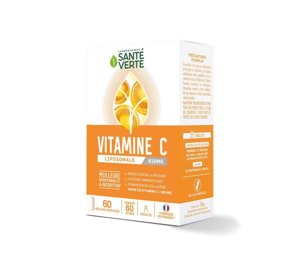 Vitamine C liposomale Santé Verte - boîte de 60 gélules - image 1