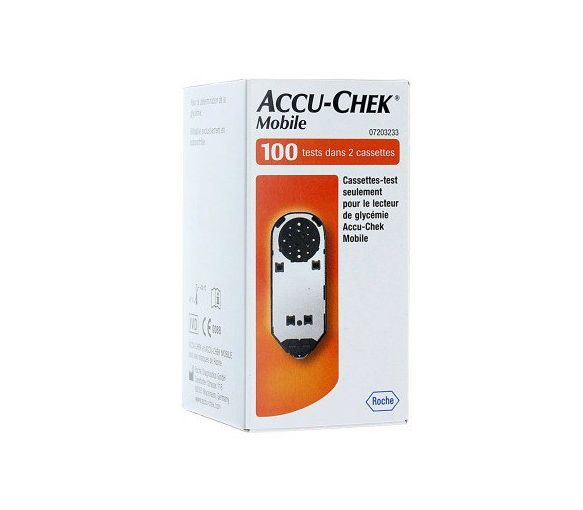 Accu-Chek Mobile - 2 cassettes pour 100 tests