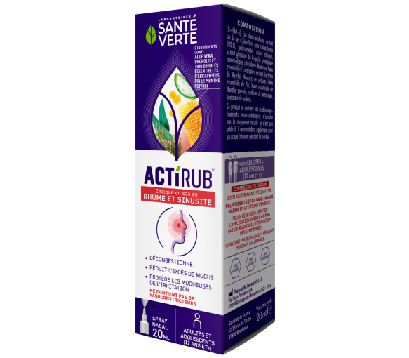 Actirub spray nasal Santé verte - spray de 20 ml - image 1