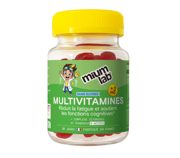 Multivitamines enfants sans sucres Mium Lab - pot de 30 gummies - image 1