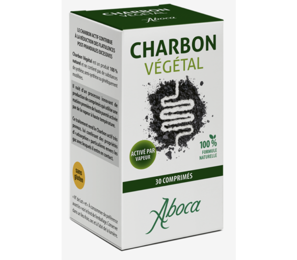Charbon végétal Aboca - boite de 30 comprimés