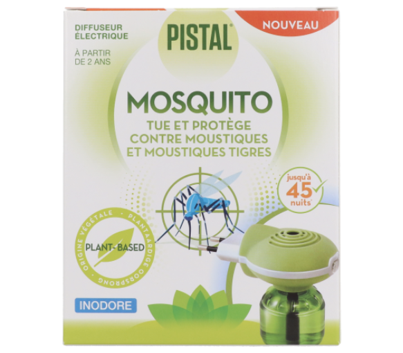 Mosquito diffuseur électrique anti-moustiques Pistal - diffuseur électrique + recharge de 30ml