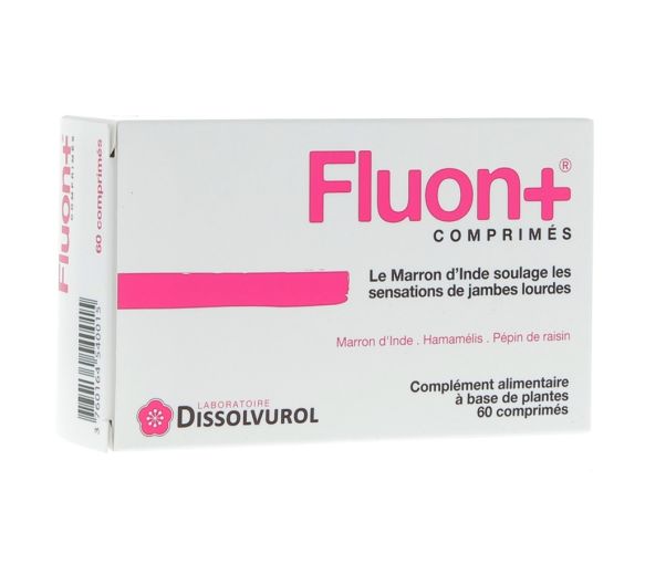Fluon + comprimés Dissolvurol - boite de 60 comprimés