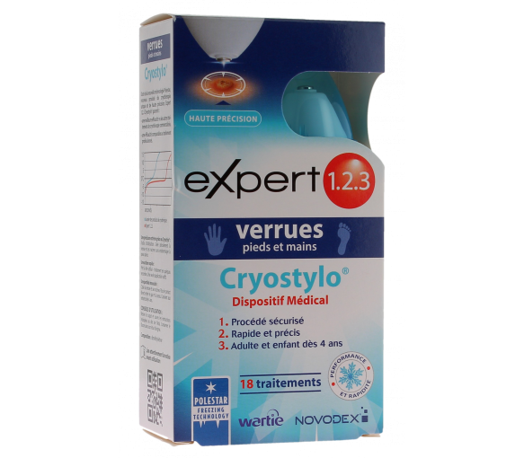 Expert 1.2.3 verrues pieds et mains Cryostylo - 1 stylo de 50 ml - image 1