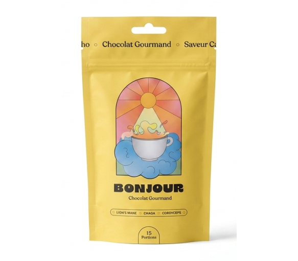 Bonjour boisson saveur chocolat gourmand - sachet de 90g (15 portions)