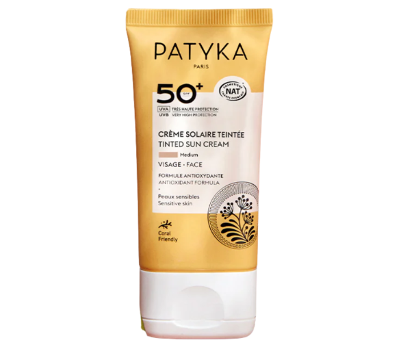 Crème solaire teintée spf50+ Patyka - tube de 40ml - image 1