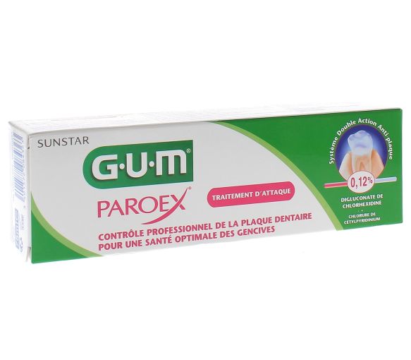 Paroex dentifrice traitement d'attaque plaque dentaire Gum - image 1