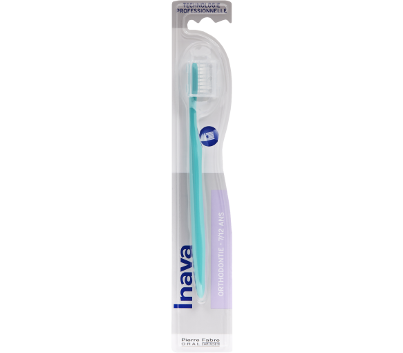 Brosse à dents orthodontie Inava - 1 brosse à dents