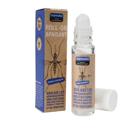 Roll on apaisant démangeaisons irritations Manouka - roll on de 10 ml
