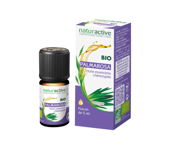 Huile essentielle de Palmarosa BIO Naturactive - flacon de 5 ml