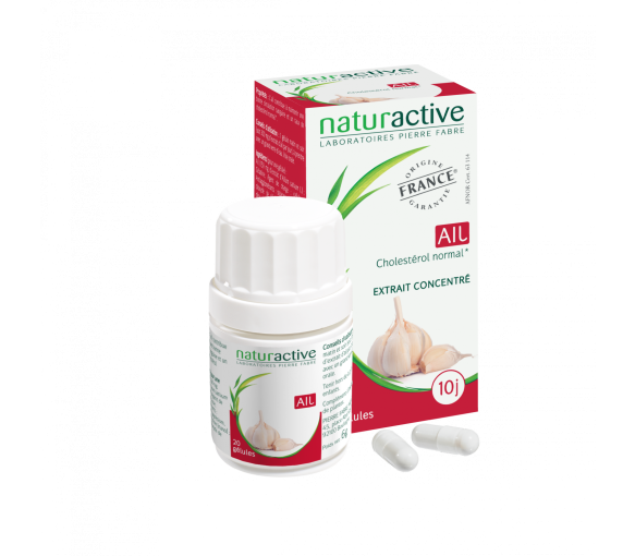 Elusanes Ail Naturactive - boîte de 20 gélules
