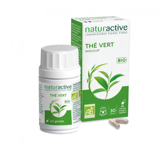 Thé vert bio Naturactive - boîte de 60 gélules