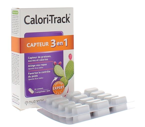 Calori track capteur de graisses & de sucres Nutreov - boite de 30 comprimés